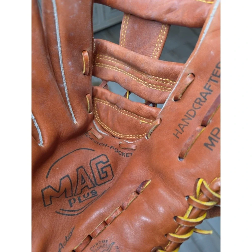 Mag Plus Mp3797 Cow Hide Adult Baseball‎ Glove Right Handed Player D1